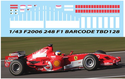 Decals für ferrari - 1/43, 248