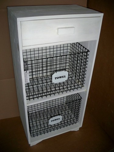 Badschrank shabby chic - badschrank,
