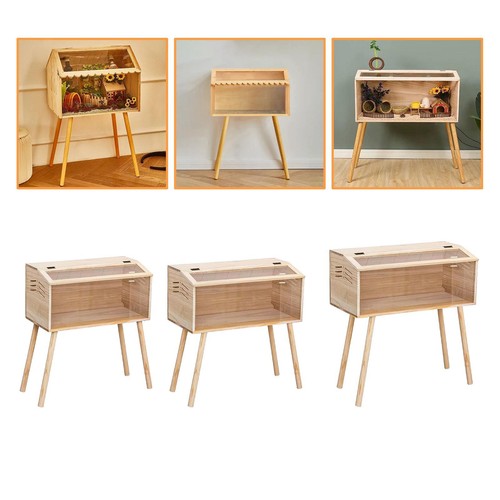 Kükenaufzuchtbox aus holz - aus,