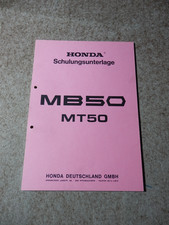 Honda MB 50 MT 50 Schulungsunterlagen Handbuch Werkstatt