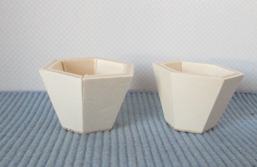 Blumentopf holz miniatur - blumentopf,