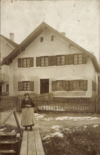 Foto frau vor einem - foto,