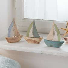 Segelboot ahoi 3er set - segelboot, "ahoi",