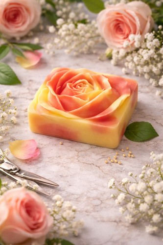Naturseife fresh rose mit - "fresh,