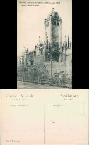 Postkaart brüssel bruxelles - brüssel,