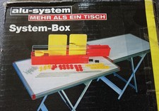 Lehnartz alu-system System-Box neu, Zubehör für Alu Tapeziertisch 