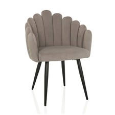 Schalenstuhl Polsterstuhl Samt