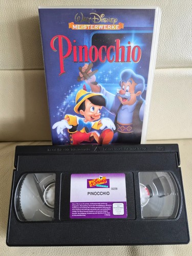 Pinocchio vhs walt - vhs, disney