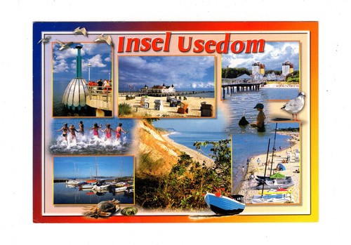 Ansichtskarte insel usedom - ansichtskarte,