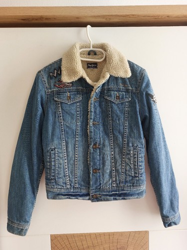 Pepe jeans jeansjacke fleece - pepe,