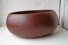 Holzschale teak vintage - holzschale,