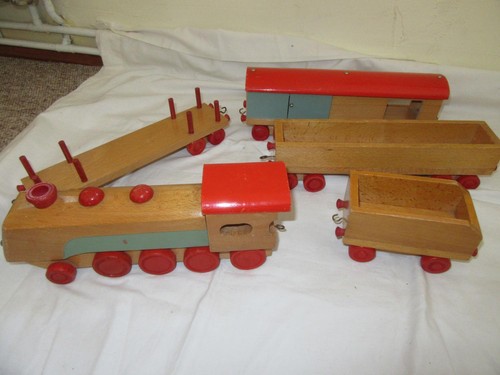 Holz eisenbahn original ddr - holz-eisenbahn,original,