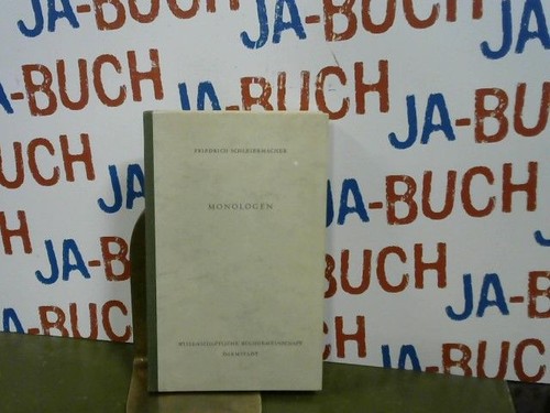 Monologen eine neujahrsgabe - eine,