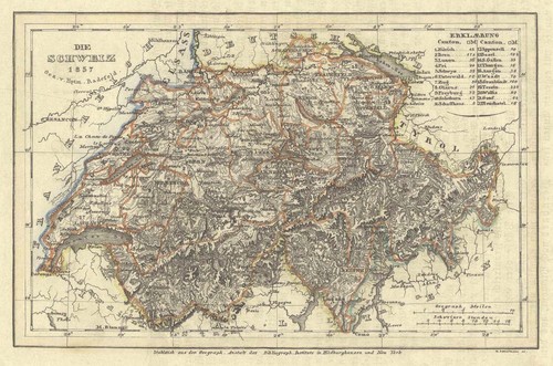Schweiz original stahlstich - schweiz,