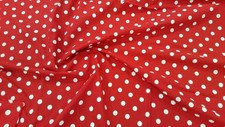 Punktestoff rot-weiß