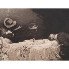 Max Klinger Eine Liebe Opus X 6 Symbolismus Radierung Mappe 1920 vollständig