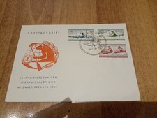 Ersttagsbrief Weltmeisterschaften Kanu-Slalom mit DDR 838 - 840