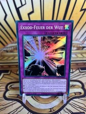 Yugioh Exxod-Feuer der Wut INFO-DE068 Super Rare