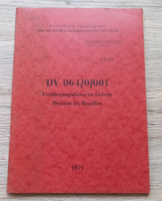 NVA DV 064/0/001 VERPFLEGUNGSDIENST IM GEFECHT ,GULASCHKANONE,FELDKÜCHE 
