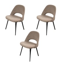 Knoll International 3er Set Stuhl Saarinen Konferenz Stoff Colorado 