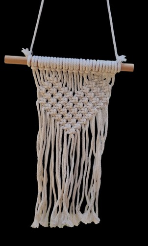 Makramee wand deko beige - wand,