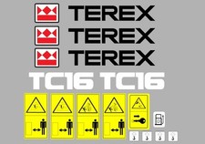 TEREX TC16 Bagger Aufkleber &