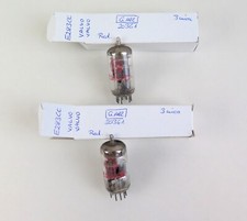 2x Valvo E283CC Röhre / 3 mica / red print / Tube made by Siemens in Munich #AA