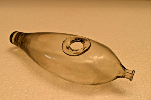 Antik glas baby - glas, fütterung
