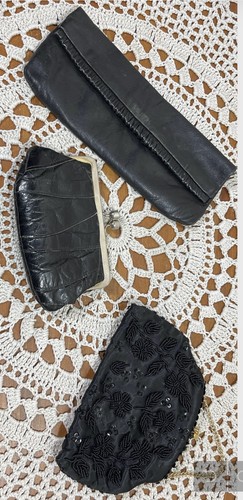 Abendtaschen trio perlen stoff - abendtaschen,