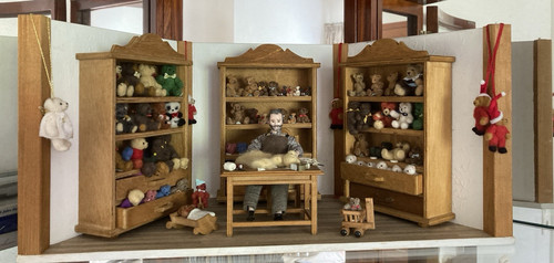Puppenhaus miniatur set holz - puppenhaus,