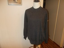 * Wolsey * schöner warmer Strickpullover Reine Schurwolle Grau Gr. 50/52  s.Maße