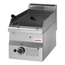 modular compact 600 Gas-Lavasteingrill 11000W Erdgas 300x600x280 Grillgerät