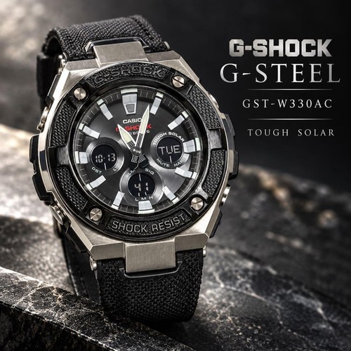 Casio shock gst w330ac - casio, gst-w330ac