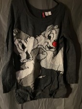 H&M Strickpullover Chip & Chap Eichhörnchen Disney, Größe 38, grau