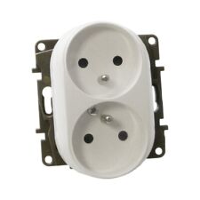 Doppel Steckdose 2P+Z m.Erdung