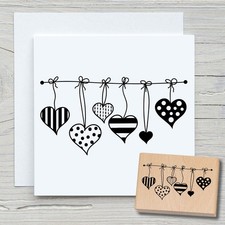 Stempel herzen girlande - stempel,