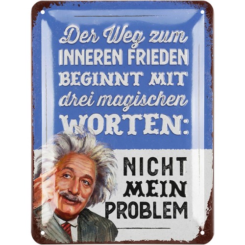 Lanolu retro blechschild - retro,