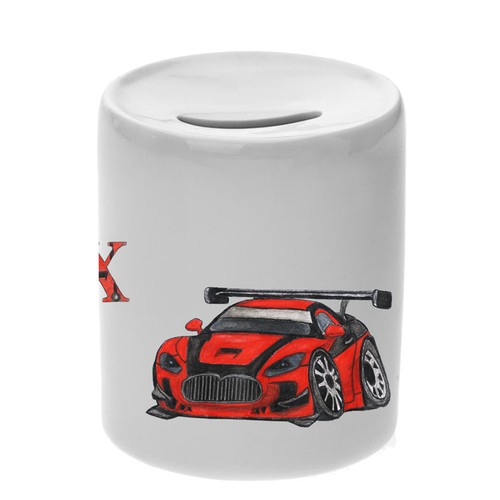 Spardose kinder auto mit name - mit,