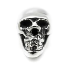 Totenkopf Bead Anhänger 925er Silber Geschwärzt Skull von Heartbreaker LD SK 33