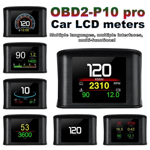 Obd2 digital hud auto - hud, head