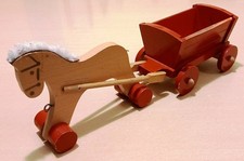 Altes Pferdegespann + Pferd