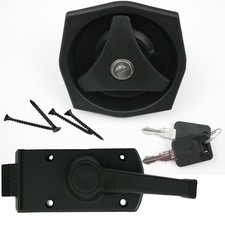 Türschloss Schloss Tür  Wohnwagen Wohnmobil Caravan Boot schwarz FF-System LG