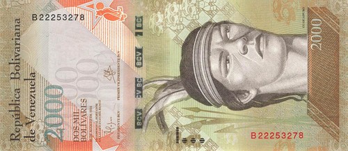 Venezuela 2000 bolivares 2016 - 2000,