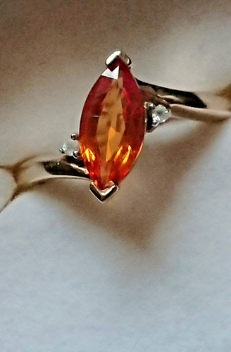 Rubin gold ring - rubin,