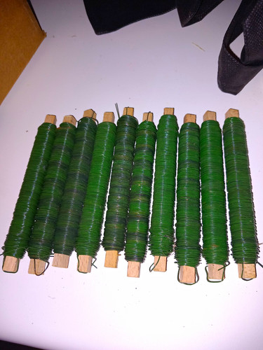 Grüner floristik bindedraht - grüner, floristik-bindedraht