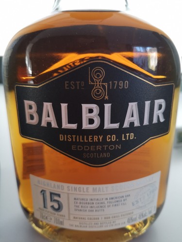 Balblair jahre highland - 15,