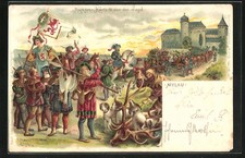 Lithographie Mylau, Rückkehr