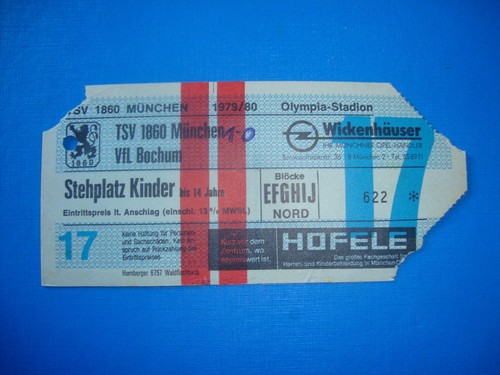 Ticket tsv 1860 münchen - ticket,