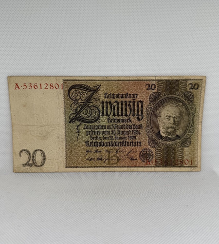 Banknote weimarer republik - banknote,