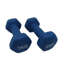 Kurzhanteln 2kg 2er Set Neopren Fitness Hanteln Gewichte Gymnastik Training